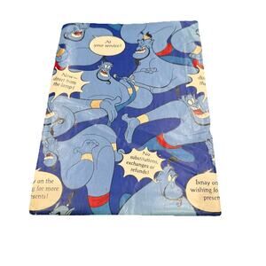 Vintage Disney Aladdin Genie Celebrations by Gibson Gift Wrap- 1 Sheet 30”x20”